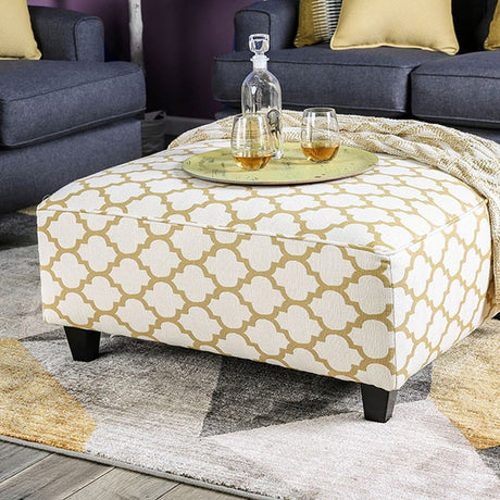 Orson Ivory Ottoman - Ornate Home