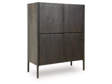 Orsonal Espresso Brown Accent Cabinet - Ornate Home