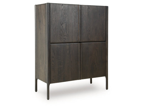 Orsonal Espresso Brown Accent Cabinet - Ornate Home