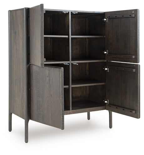 Orsonal Espresso Brown Accent Cabinet - Ornate Home