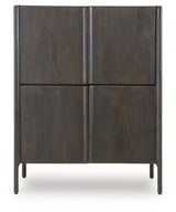 Orsonal Espresso Brown Accent Cabinet - Ornate Home