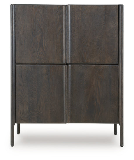 Orsonal Espresso Brown Accent Cabinet - Ornate Home