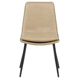Ortega Tan Upholstered Dining Side Chair (Set of 2) - Ornate Home