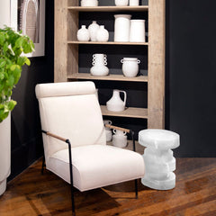 Ortiz Cream Occasional Chair - Ornate Home