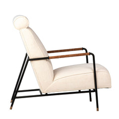Ortiz Cream Occasional Chair - Ornate Home