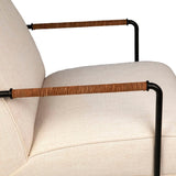 Ortiz Cream Occasional Chair - Ornate Home