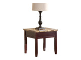 Orton Dark Cherry End Table - Ornate Home