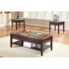 Orton Dark Cherry End Table - Ornate Home