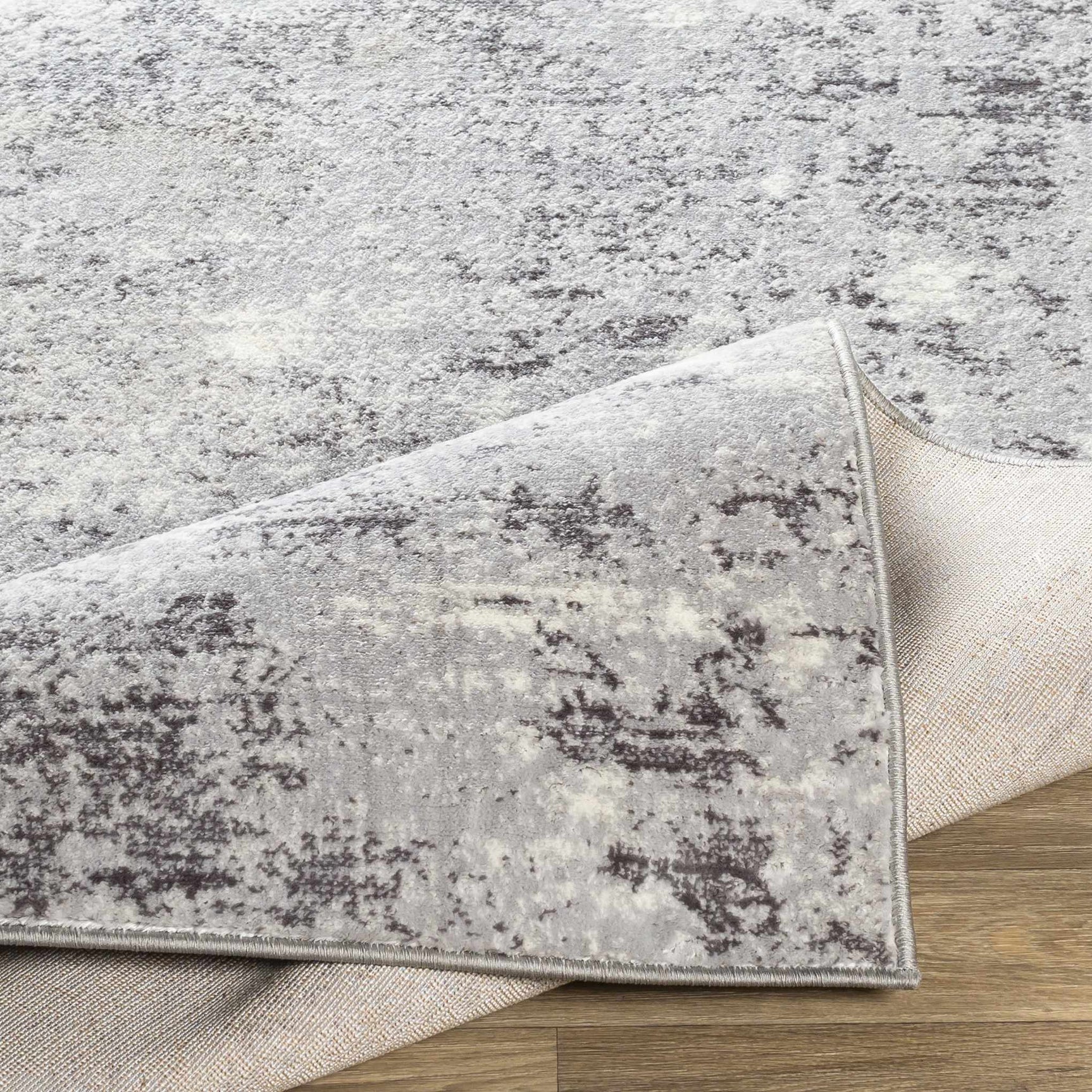Ortonville Abstract Gray Rug - Ornate Home