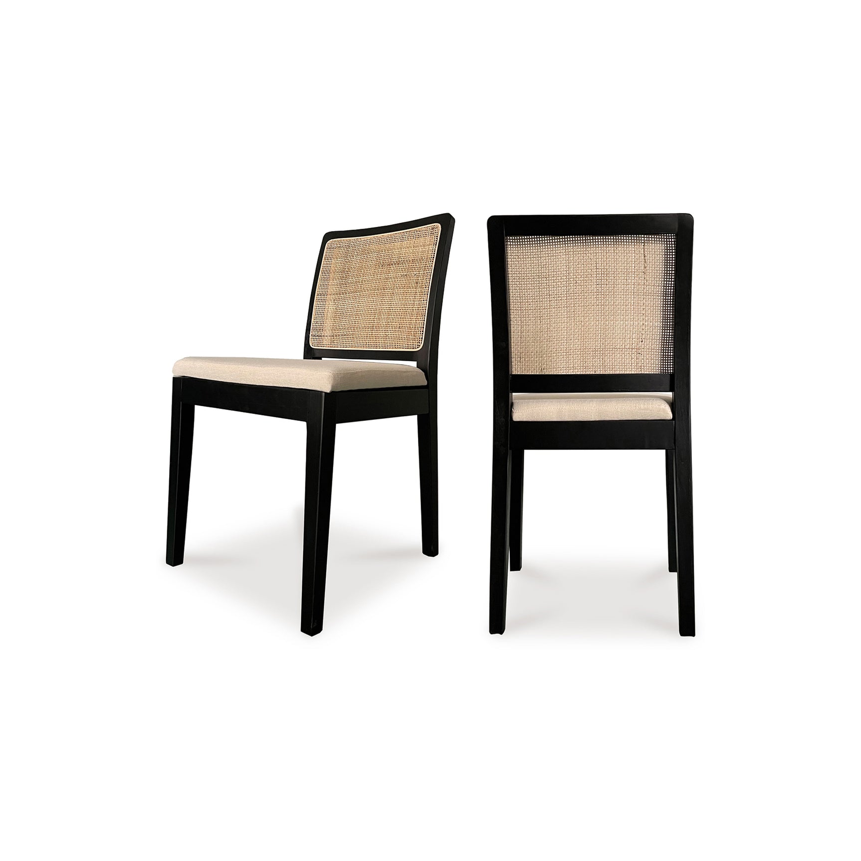 Orville Black Dining Chair (Set of 2) - Ornate Home