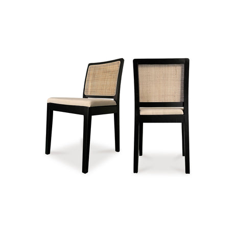 Orville Black Dining Chair (Set of 2) - Ornate Home