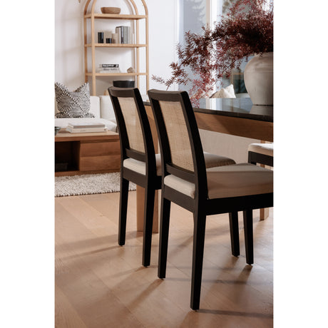Orville Black Dining Chair (Set of 2) - Ornate Home