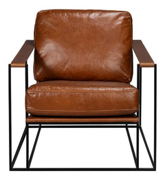 Oryan Brown Chair - Ornate Home