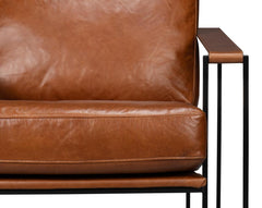Oryan Brown Chair - Ornate Home
