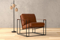 Oryan Brown Chair - Ornate Home