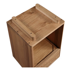 Osamu Natural Oak Nightstand - Ornate Home