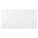 Osborne Rustic Espresso 72-inch Marble Top Dining Table - Ornate Home