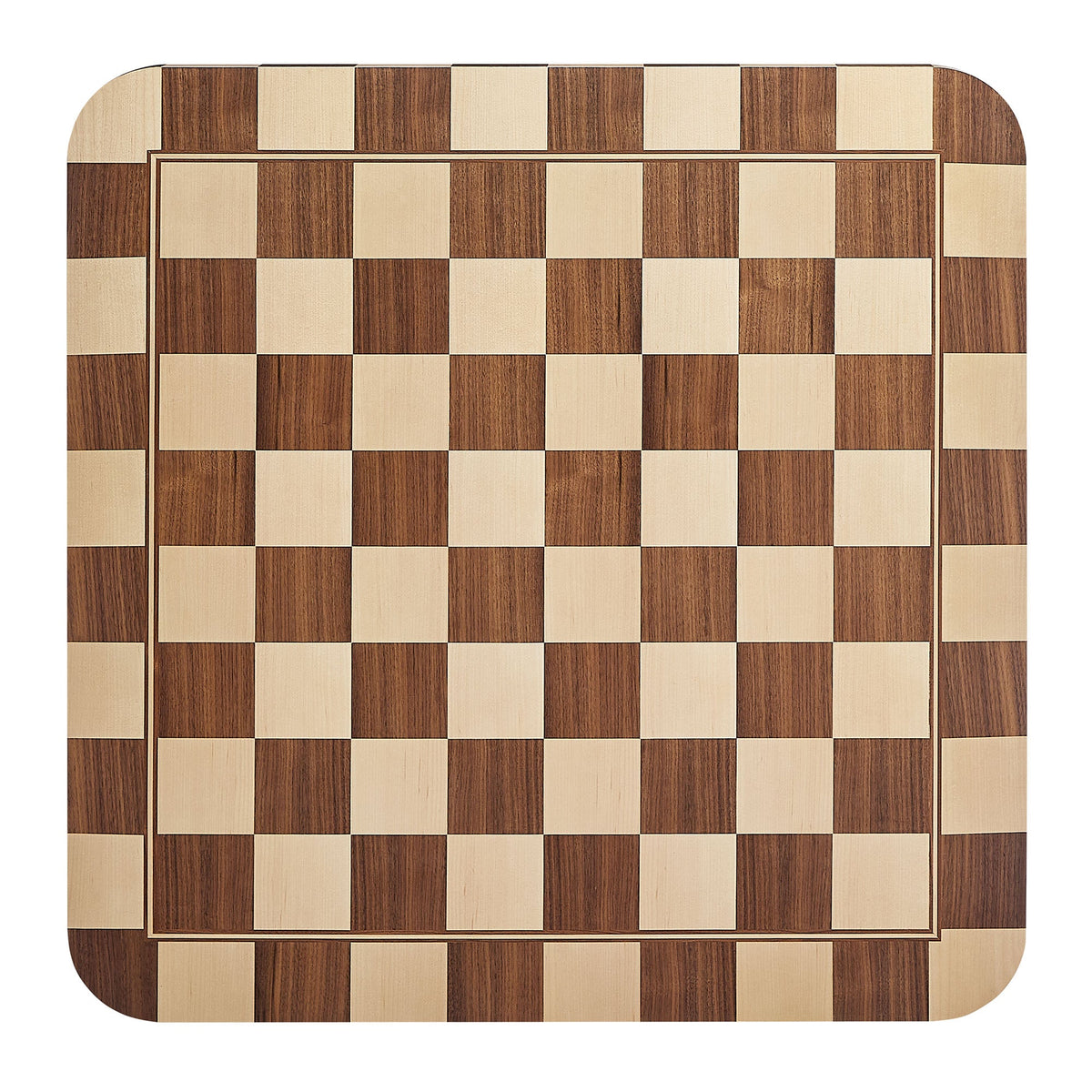 Oscar Oak/Walnut 36 Inch Square Checkered Dining Table - Ornate Home