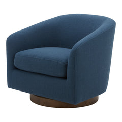 Oscy Dark Atlantic Swivel Chair - Ornate Home