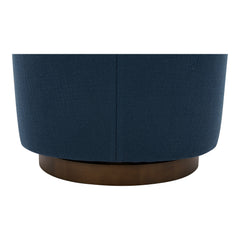 Oscy Dark Atlantic Swivel Chair - Ornate Home
