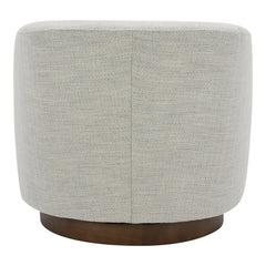 Oscy Splashed White Swivel Chair - Ornate Home