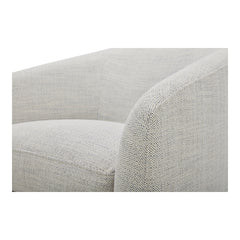 Oscy Splashed White Swivel Chair - Ornate Home