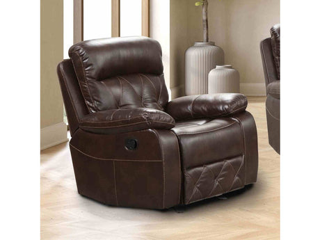 Osias Brown Glider Recliner - Ornate Home