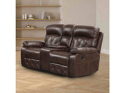 Osias Brown Loveseat - Ornate Home