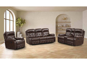 Osias Brown Sofa & Loveseat  and  Chair - Ornate Home