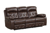 Osias Brown Sofa & Loveseat  and  Chair - Ornate Home