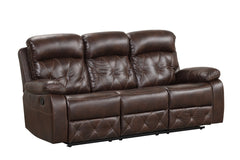 Osias Brown Sofa & Loveseat  and  Chair - Ornate Home