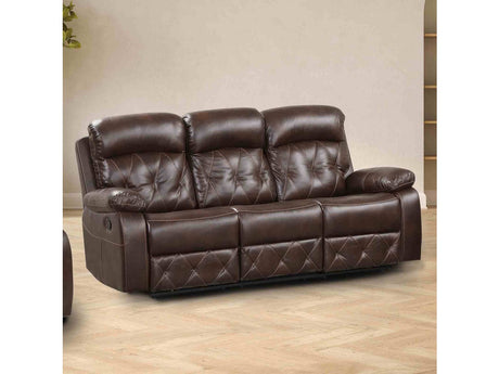 Osias Brown Sofa - Ornate Home