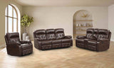 Osias Brown Sofa - Ornate Home