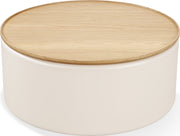 Oskar Barley Lift Top Round Coffee Table - Ornate Home