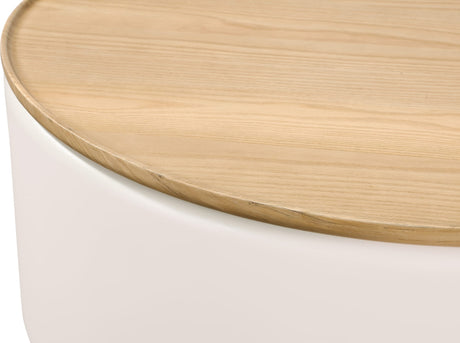 Oskar Barley Lift Top Round Coffee Table - Ornate Home