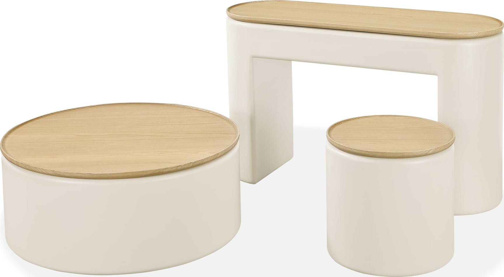 Oskar Barley Lift Top Round Coffee Table - Ornate Home