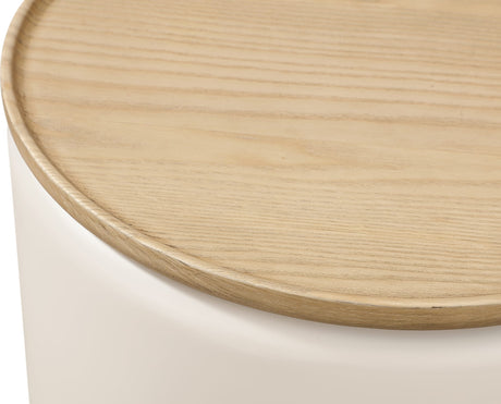 Oskar Barley Lift Top Round End Table - Ornate Home