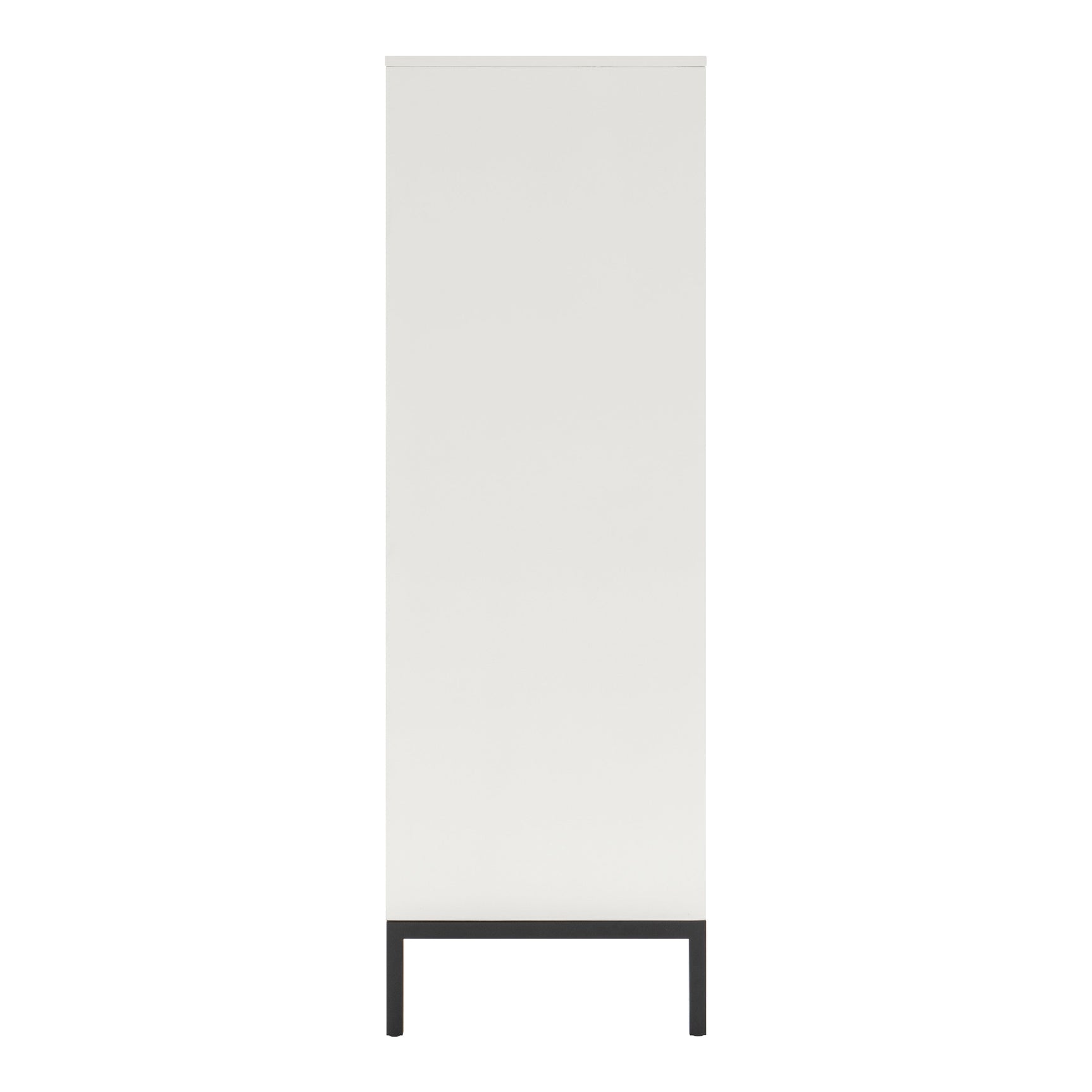 Oslo White/Walnut Chest - Ornate Home