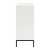 Oslo White/Walnut Dresser - Ornate Home