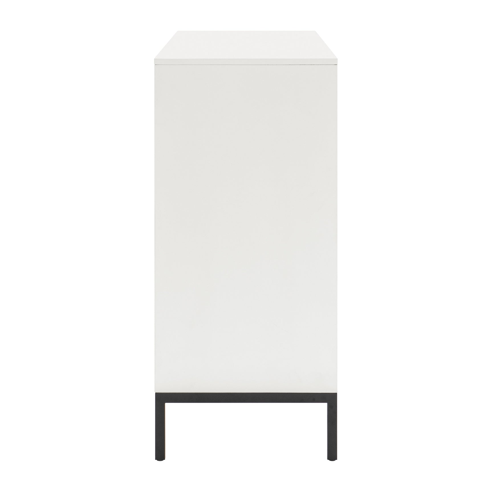 Oslo White/Walnut Dresser - Ornate Home