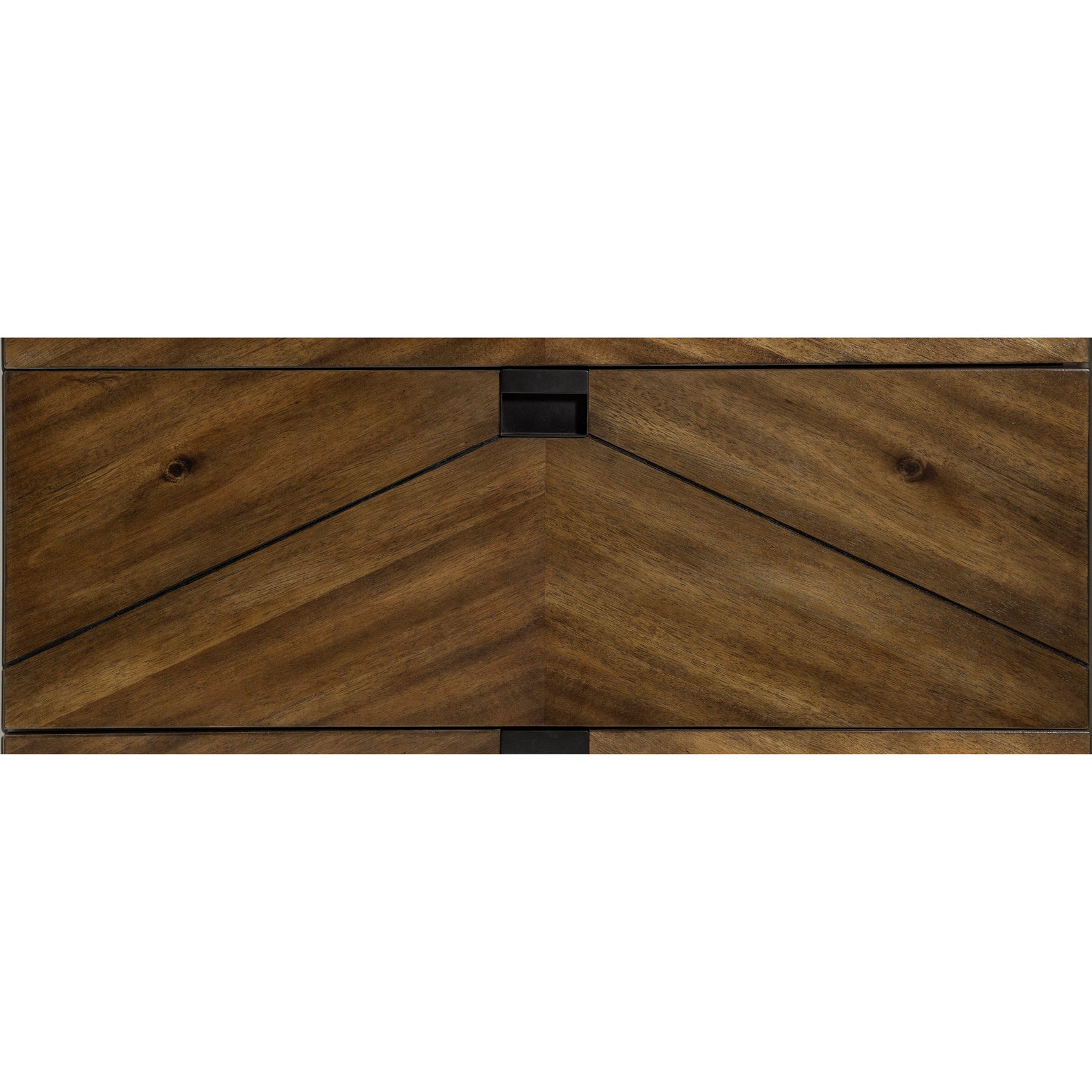 Oslo White/Walnut Dresser - Ornate Home