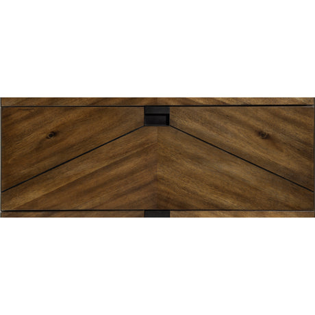 Oslo White/Walnut Dresser - Ornate Home