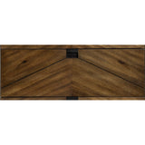 Oslo White/Walnut Dresser - Ornate Home