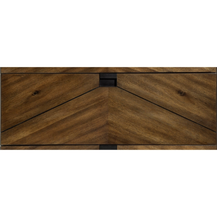 Oslo White/Walnut Dresser - Ornate Home