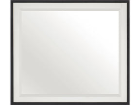 Oslo White/Walnut Mirror - Ornate Home