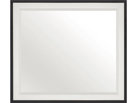 Oslo White/Walnut Mirror - Ornate Home