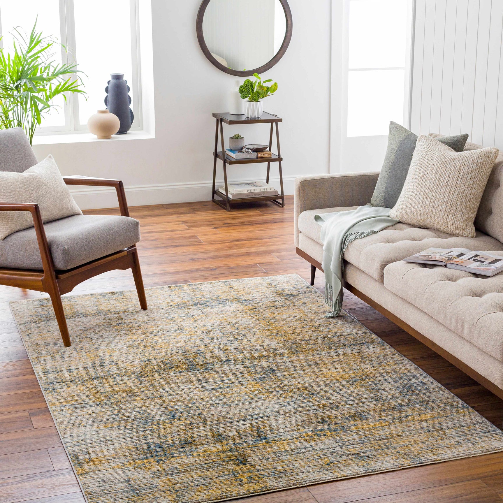 Osma Rich Textured Traditional Rug - Ornate Home