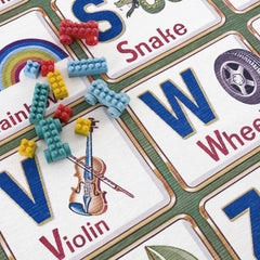 Osric Colorful Alphabet Washable Kids Rug - Clearance - Ornate Home