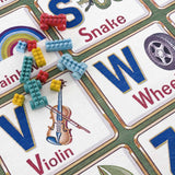 Osric Colorful Alphabet Washable Kids Rug - Ornate Home