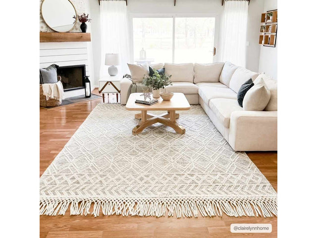 Ossun Wool Area Rug - Ornate Home